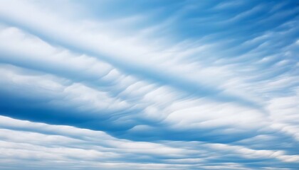 Obraz premium Tranquil sky background with dreamy cloud flow.
