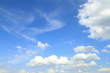 Obraz premium blue sky with clouds