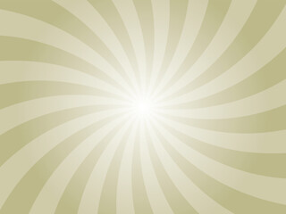 Green sunburst background. Sage green radial retro glowing rays banner. Abstract retro whirlwind starburst vector abstract background. Twisted radial illustration.