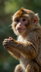 Fototapeta premium Cute monkey.