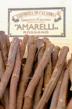 Rossano Calabro 09.09.2022 Calabria liquorice factory of Amerelli is a historic factory that has been producing liquorice since 1700.