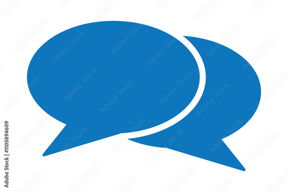 Canvas Prints comment icon speech bubble symbol. speech bubble collection . cloud speech bubbles collection. black
