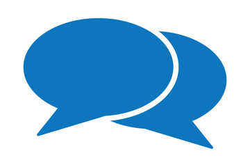 Comment icon speech bubble symbol. Speech bubble collection . Cloud speech bubbles collection. Black speech bubble . Vector illustration