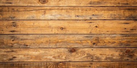 Fototapeta premium Rustic Weathered Wooden Planks Background Texture with Natural Grain and Knots