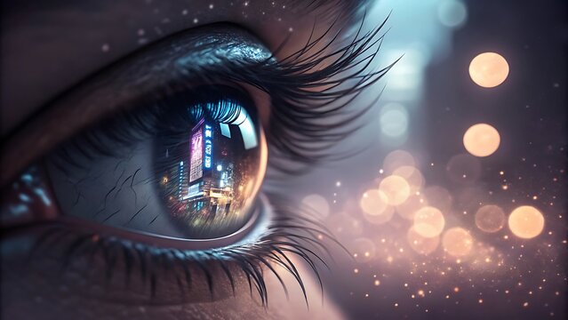 Focused developer coder wears  working on computer looking at programming code data cyber security digital tech reflecting in spectacles developing