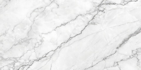 High-Resolution White Marble Texture with Subtle Gray Veining Ideal for Design Projects