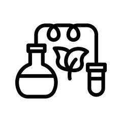 23 bioengineering line icon illustration vector graphic