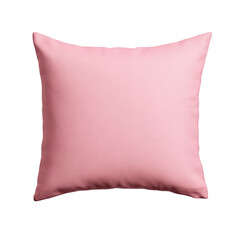 Soft pink decorative pillow, perfect for adding touch of color and comfort to any living space. Ideal for sofas, beds, or chairs, enhancing home decor with cozy feel