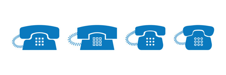 Phone icon. Telephone icon.