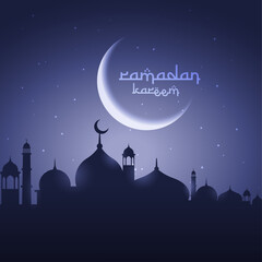 eid background with mosque