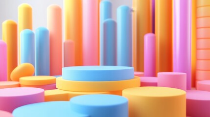 Colorful 3D Geometry for Competitive Analysis and Comparison Charts