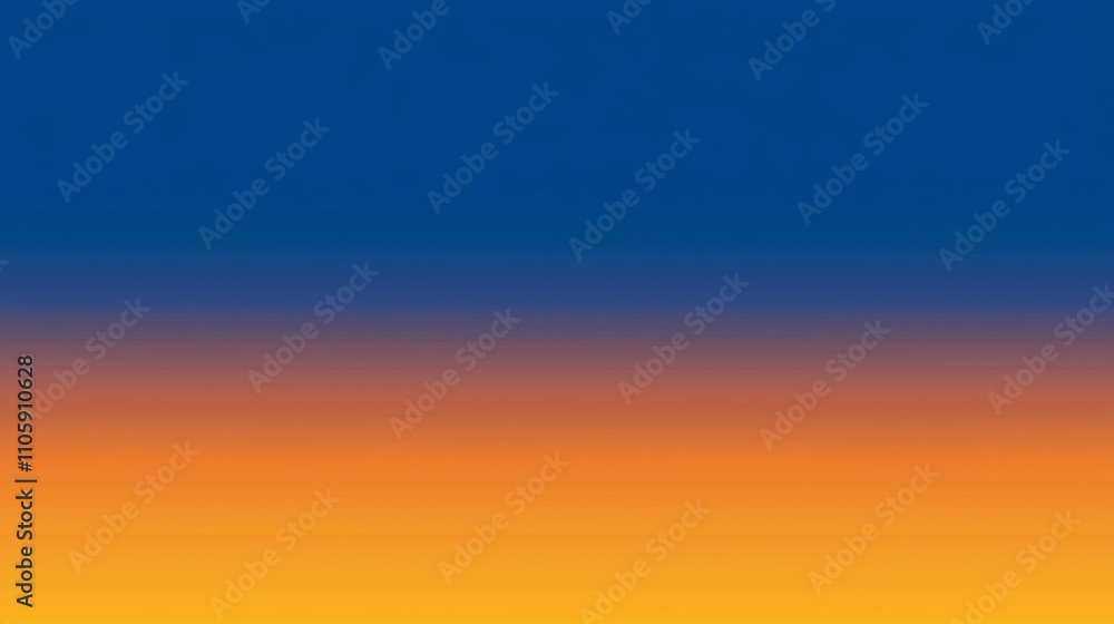 Poster smooth gradient background featuring warm hues of orange and yellow blending seamlessly with cool to
