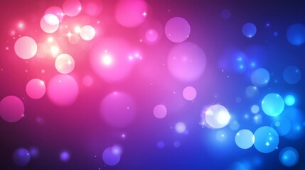 Pink and blue bokeh lights creating a festive and magical atmosphere, perfect for celebrations, holidays, or any project needing a touch of sparkle and joy