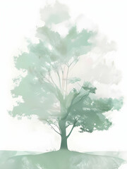 tree on the hill