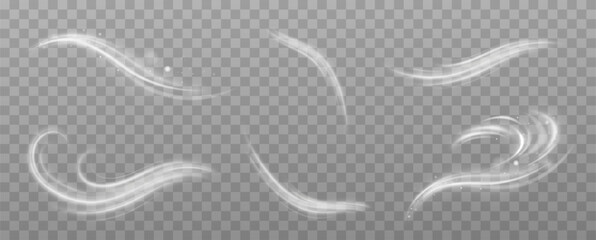 Texture of cold winter wind.Light effect.