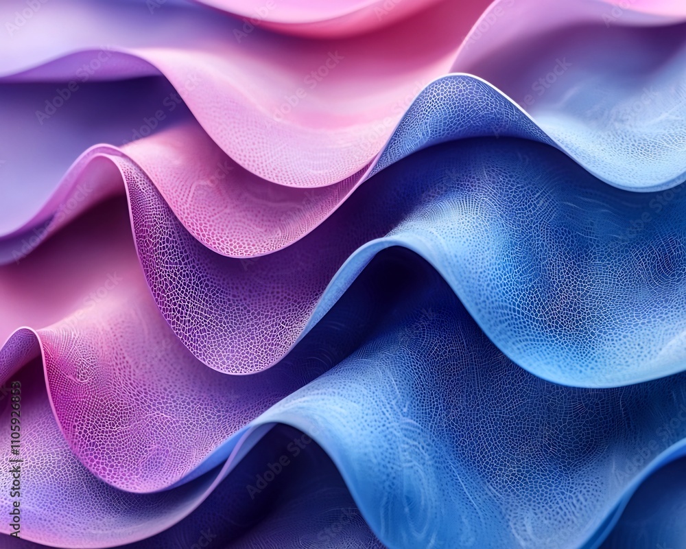 Poster futuristic gradient waves dynamic tech inspired abstract design