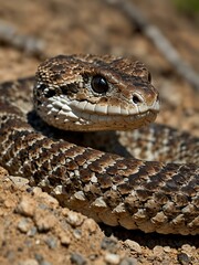 Naklejka premium Diamondback rattlesnake.