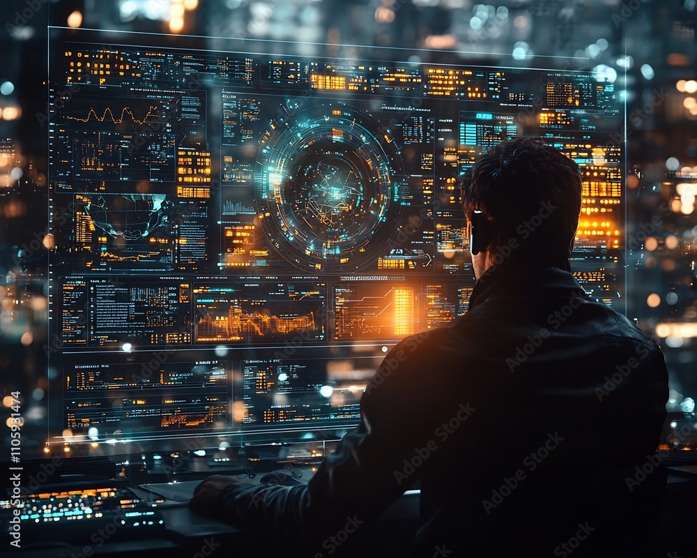 Poster hacker attempting to breach financial systems intercepted by fraud detection in real time