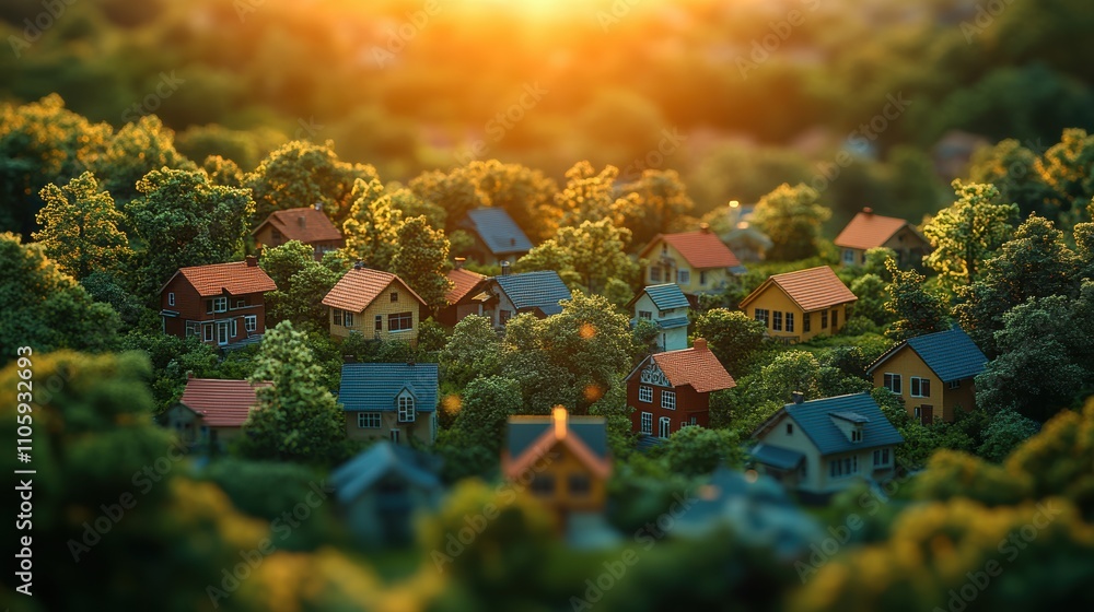 Aufkleber advanced tilt shift camera techniques capturing unique perspectives, suitable for professional portf