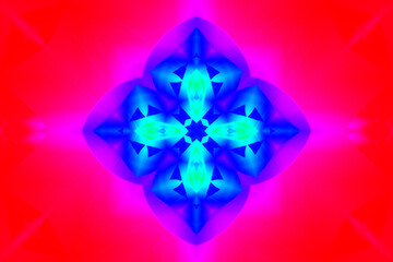 abstract background with colorful diamond