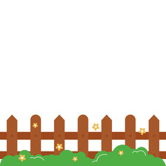 Obraz premium Fence And Grass