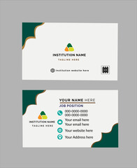 Fototapeta premium New Business Card Design Template