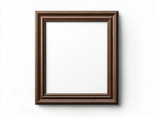 Elegant Mockup of a Square 40x40 cm Frame with a Subtle Wooden Texture