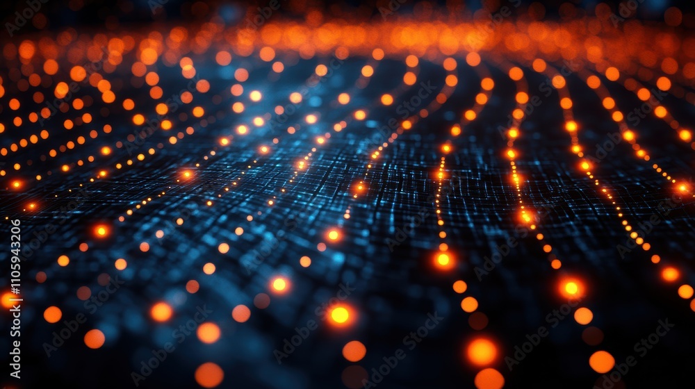 Aufkleber Blockchain interoperability connecting multiple cryptocurrency networks, simplified for clear understanding