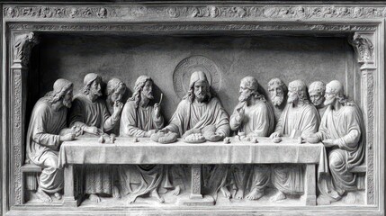 The Last Supper: Artistic Relief Interpretation