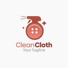 Clean Clothing Logo Design Template. Good for Business, Agency, Community and Organization. 