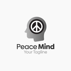 Peace Mind Logo Design Template. Good for Business, Agency, Community and Organization. 