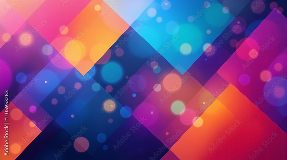Poster abstract background with lights