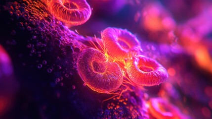 Vibrant Coral Revealing Underwater Beauty