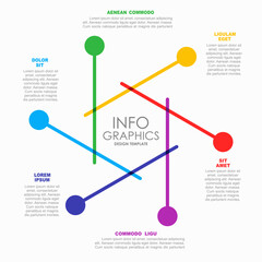 Infographic design template with place for your data. Vector illustration.