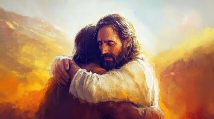 Embrace of Forgiveness and Compassion in Art