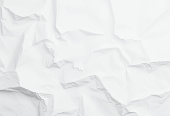 Obraz premium white crumpled paper