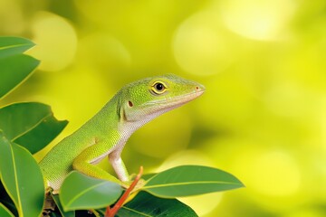 Fototapeta premium Lizard-8. Beautiful simple AI generated image