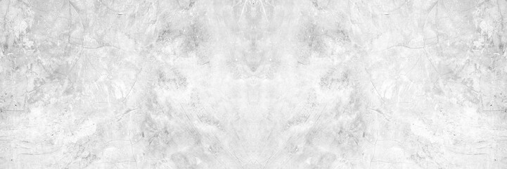 Naklejka premium Old wall panorama texture cement dirty gray with black background abstract grey and silver color design are light with white background.