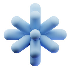 blue snowflake icon