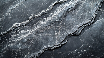 Fototapeta premium Abstract Gray Slate Stone Texture Background with a Natural Pattern