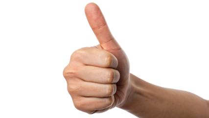 hand showing thumbs up