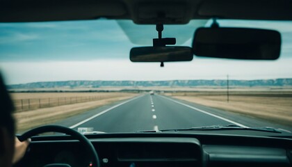 Enjoy the drive with interior car views and scenery along the way.