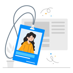 ID Card Illustrations