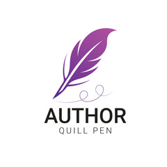 Quill pen logo design