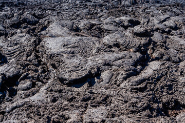 cold volcanic flow in detail