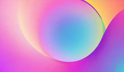 Naklejka premium Gradient abstract colorful wavy background