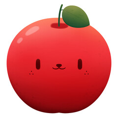 Includes many types of cute fruits.