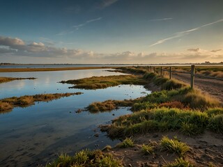 East Mersea landscape.