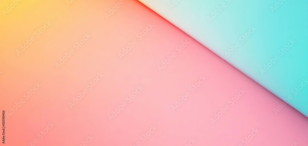 Poster a vibrant abstract background featuring soft color gradients.