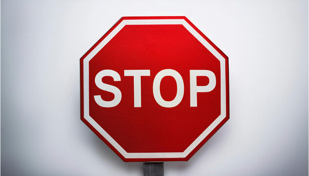 Se&ntilde;al de calle con fondo blanco aislado